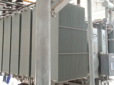 廣東預裝式智能變電站現場鋼構基建